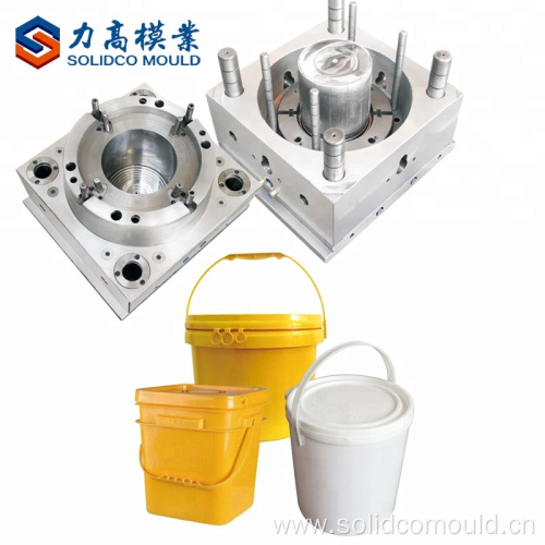 factory customized plastic paint bucket cover injection mold